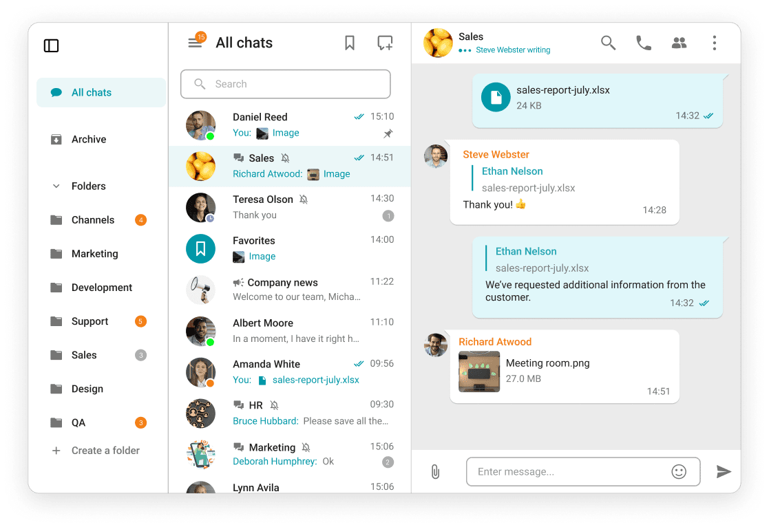 Free corporate messenger TrueConf Server Free