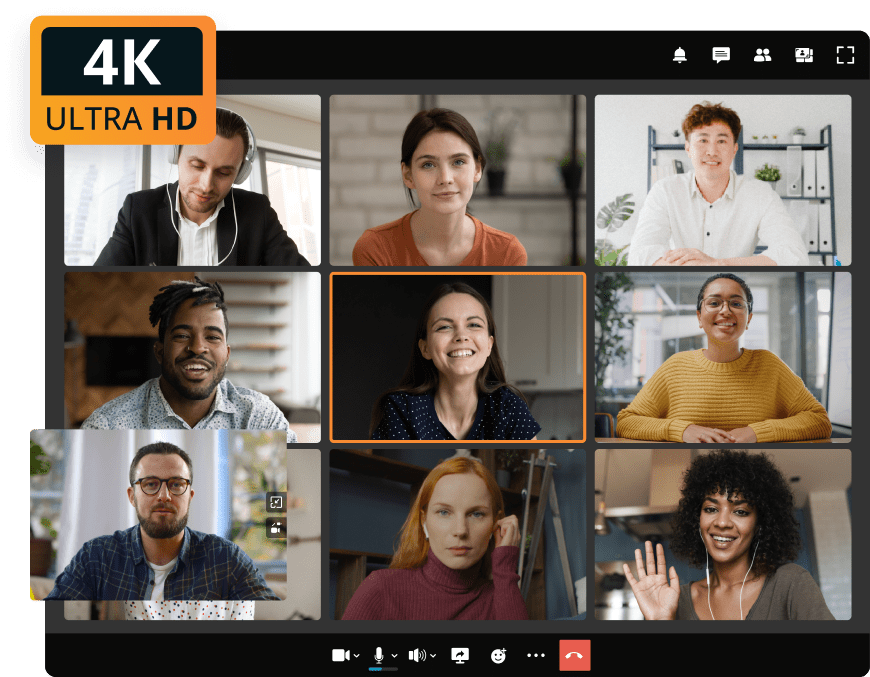 4K video meeting