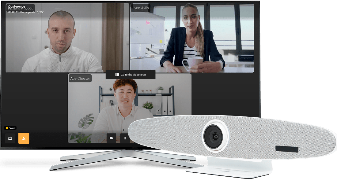 Comunicação por vídeo em que você confia Comunicação por vídeo em que você confia