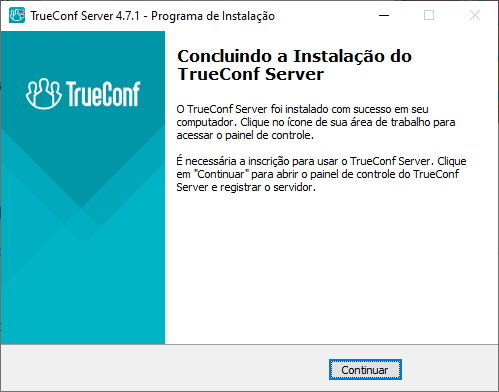 Instale o TrueConf Server