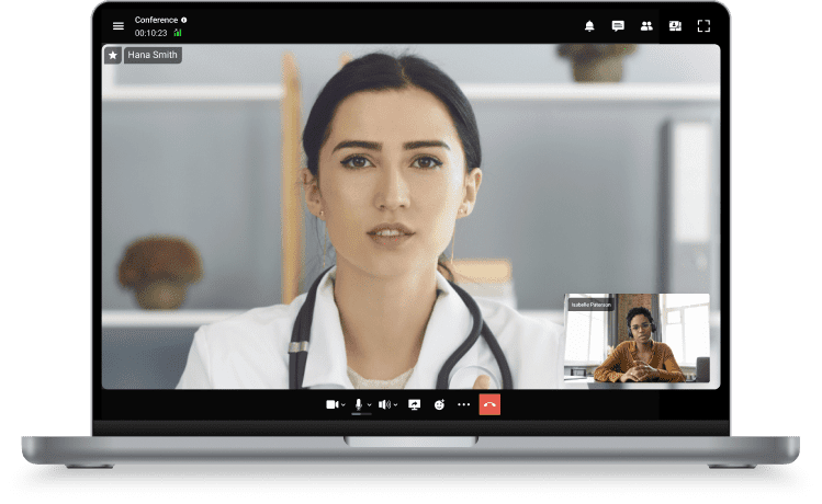 Secure video communication between a doctor and a patient via the TrueConf Server platform Secure video communication between a doctor and a patient via the TrueConf Server platform
