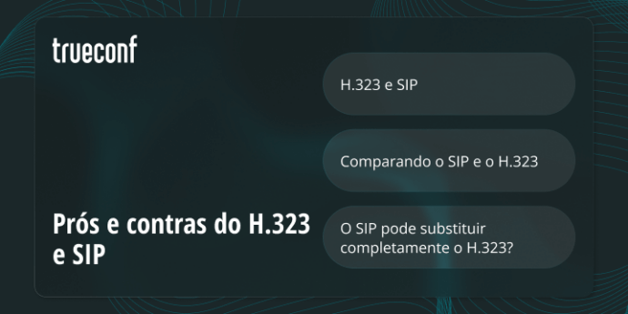 Prós e contras do H.323 e SIP
