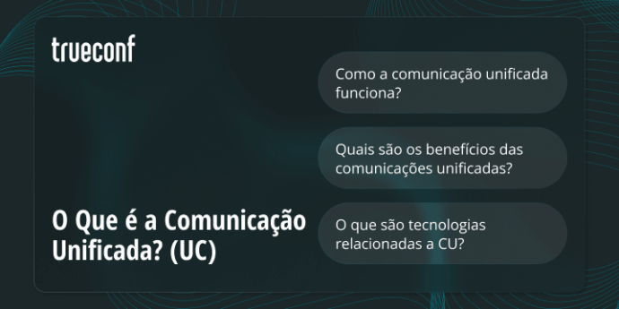 O Que é a Comunicação Unificada? (UC) 1 O Que é a Comunicação Unificada? (UC)