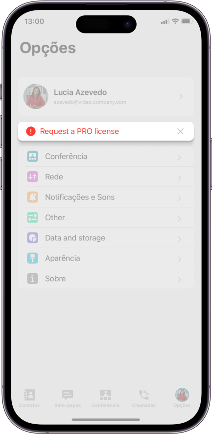 TrueConf 3.5.1 para iOS: suporte para novo licenciamento e silenciamento de bate-papos 3