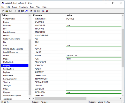 Como instalar o pacote MSI do aplicativo cliente TrueConf com configurações predefinidas no Windows 5