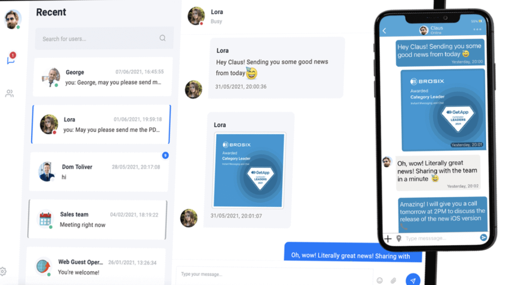 Microsoft Teams alternativas Brosix