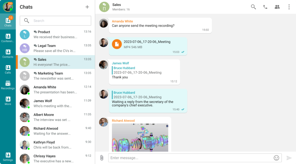 Microsoft Teams alternativas TrueConf