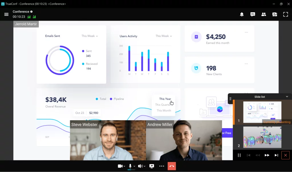 Como o TrueConf pode ajudar com o software empresarial?