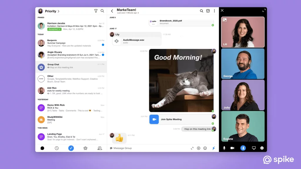 Microsoft Teams alternativas Spike