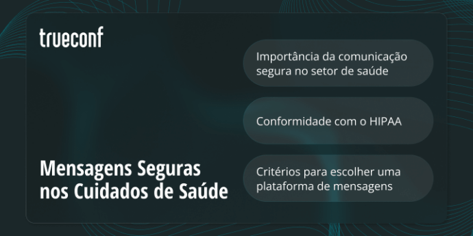 Mensagens Seguras nos Cuidados de Saúde